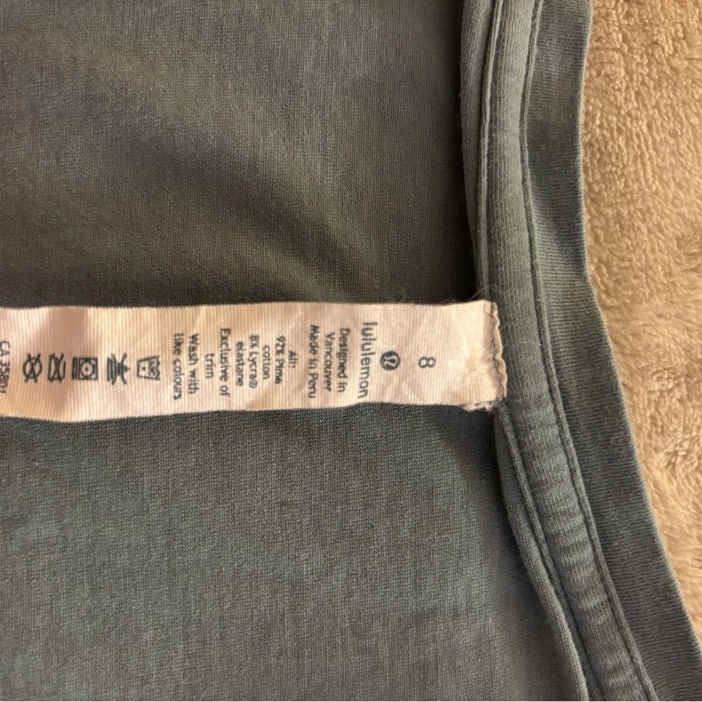 Lululemon Athletica Slate Gray Tee